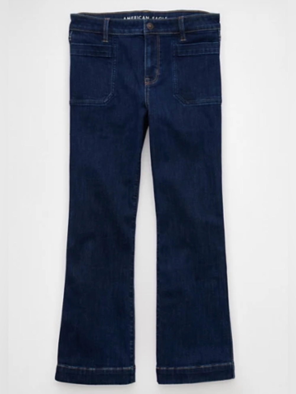 American Eagle high waisted kick bootcut crop jean
